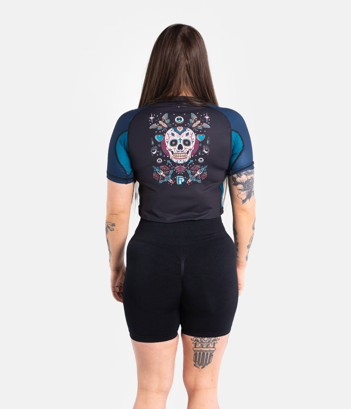 Ladies Sugar Skull Rashguard