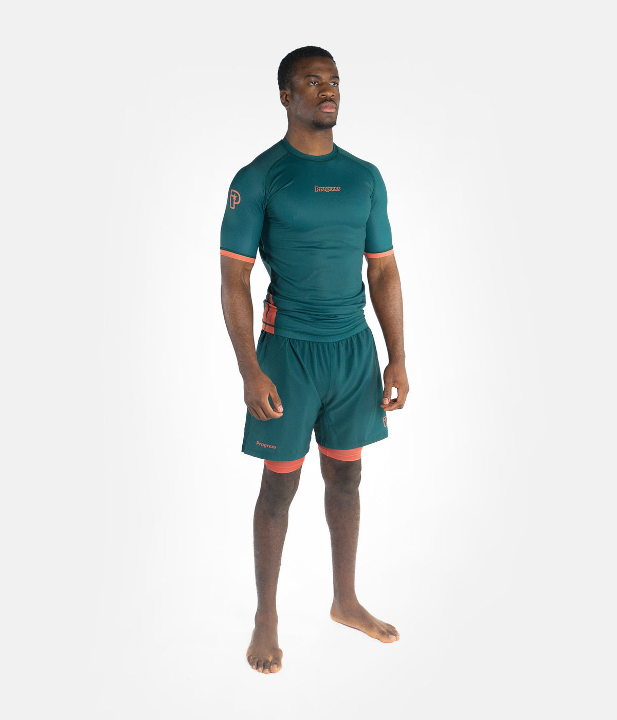 Academy + Hybrid Shorts - Deep Forest Green