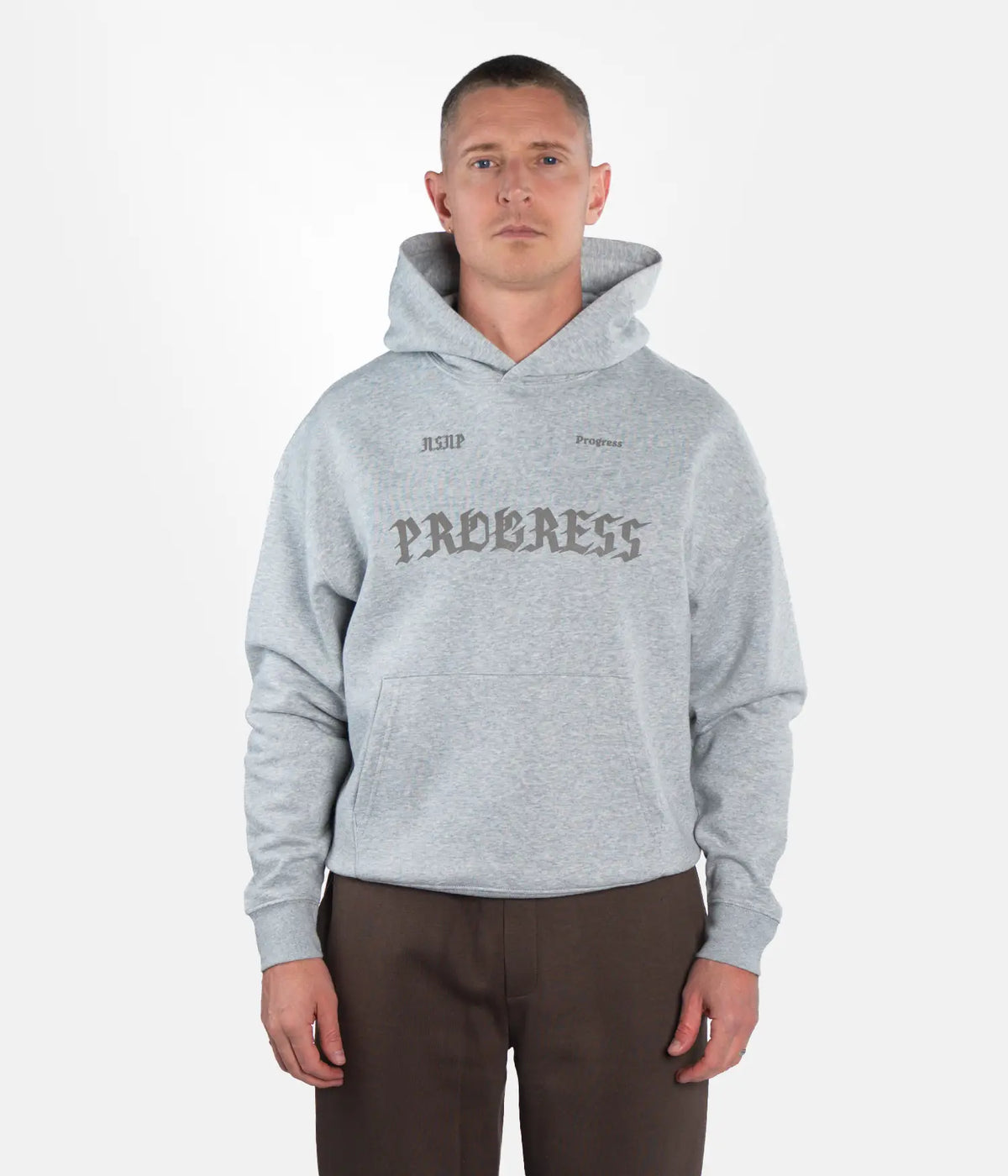 Hazed Ink Hoodie - Heather Grey