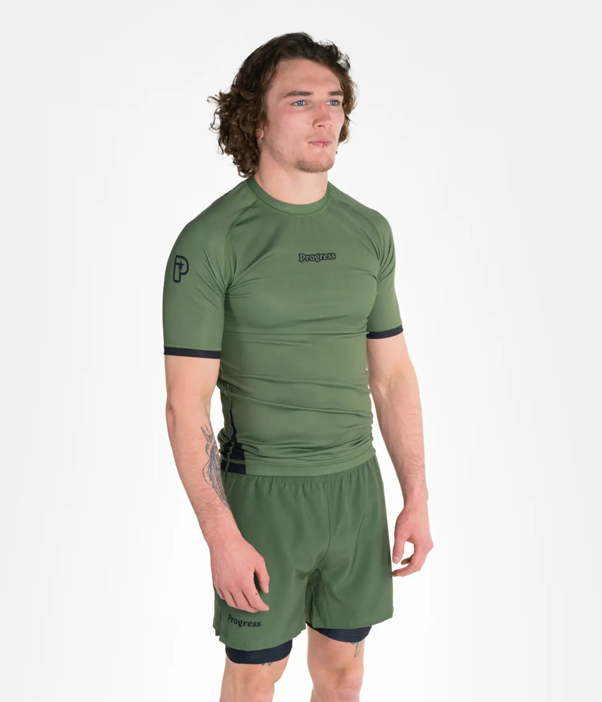 Academy+ Rash Guard - Khaki