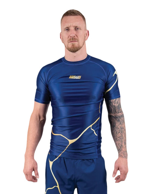 Kintsugi Rashguard - Blue