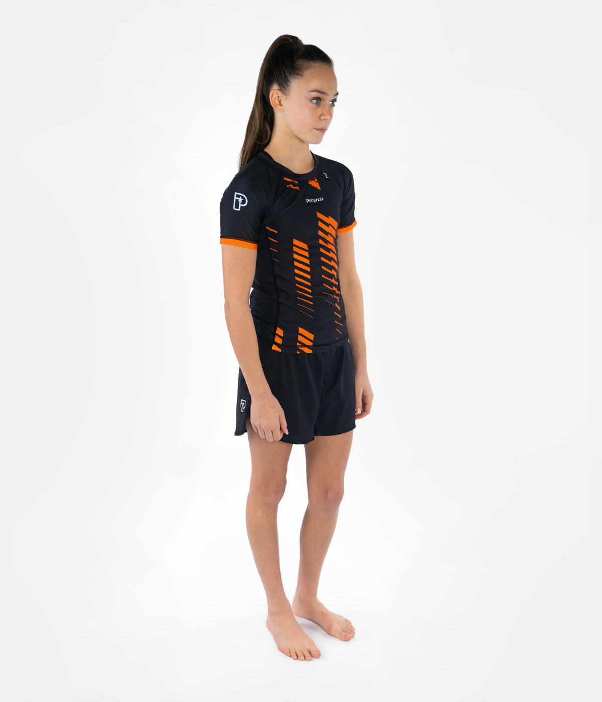 Kids Ranked Rashguard - Orange