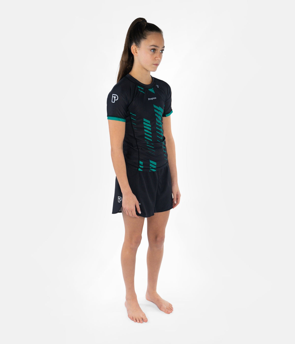 Kids Ranked Rashguard - Green