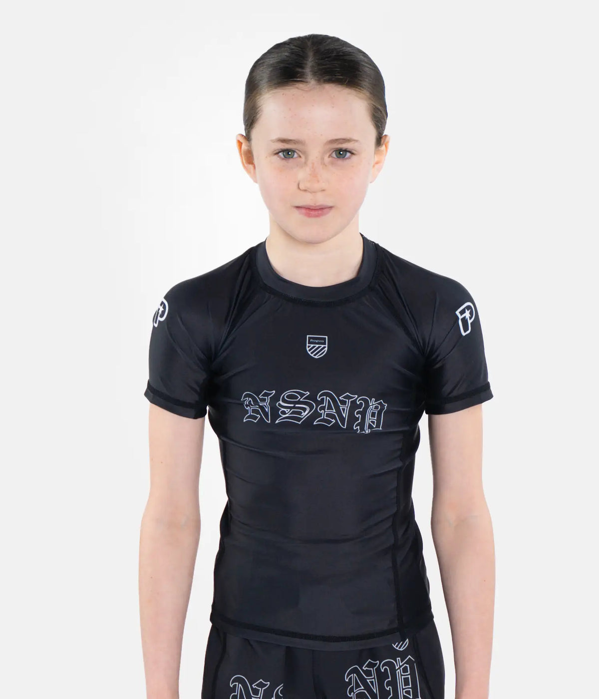 NSNP Kids Rashguard  - Black