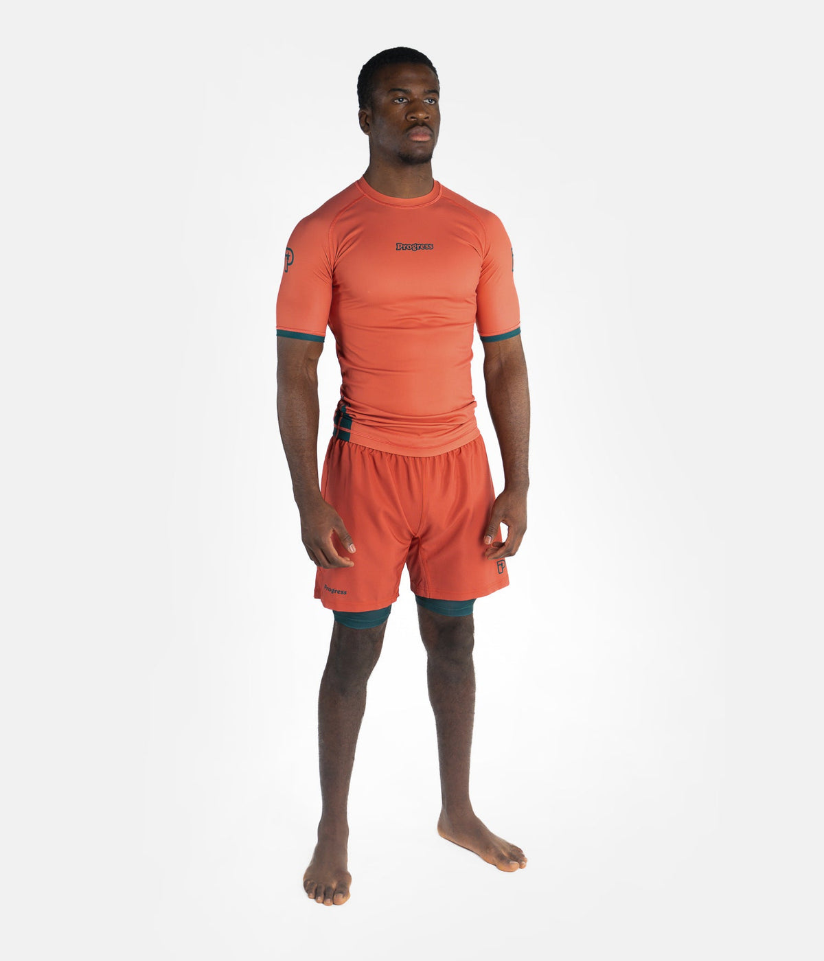Academy + Hybrid Shorts - Peach Sunset