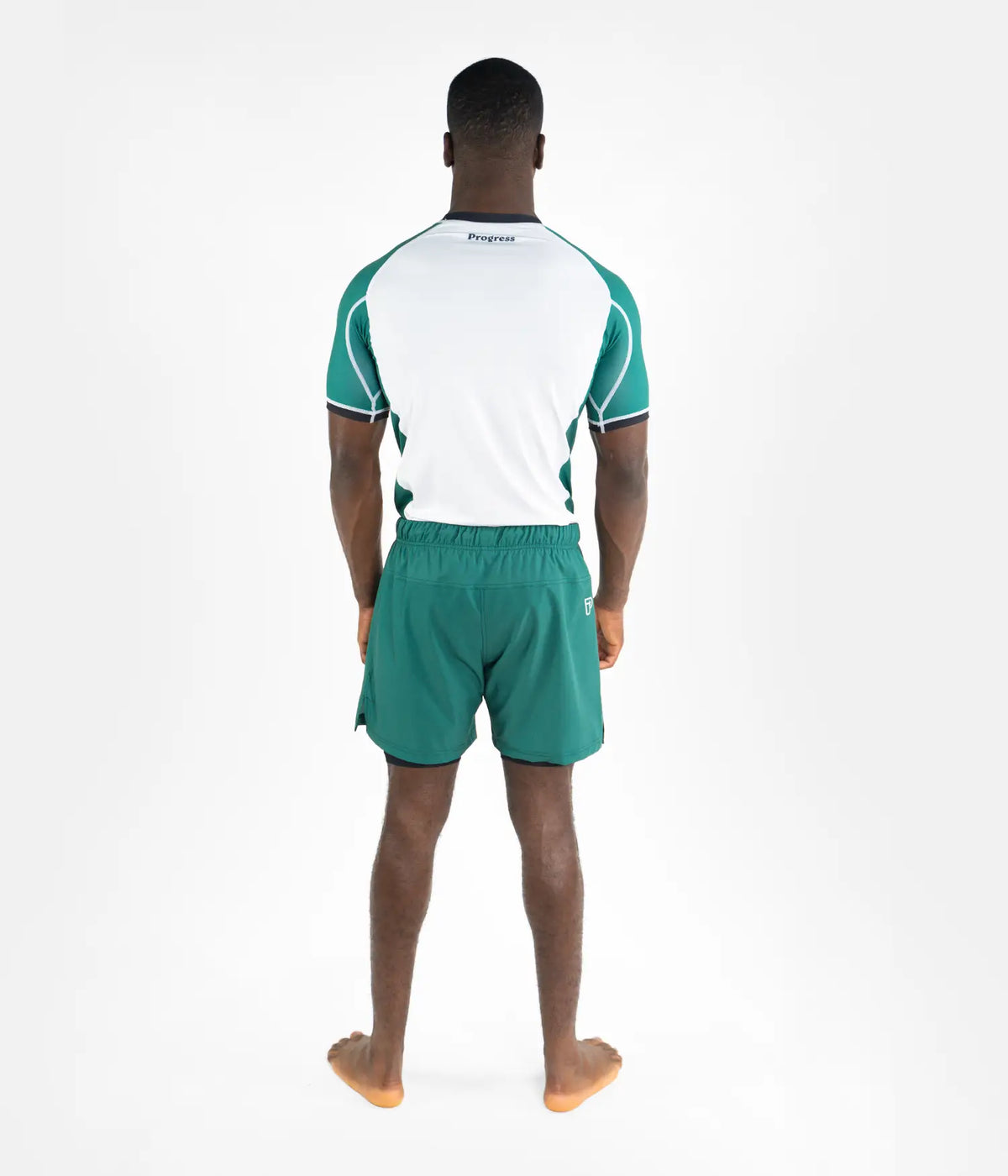 Profile Hybrid Shorts - White & Green