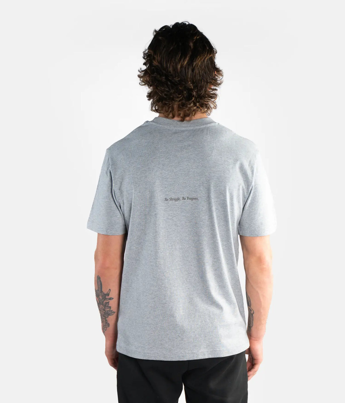 Hazed Ink Tee - Heather Grey