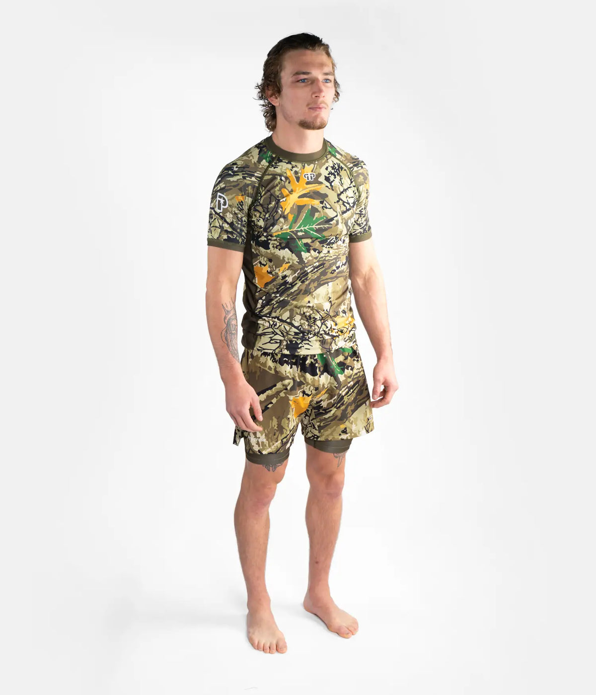 Woodland Camo Hybrid Shorts