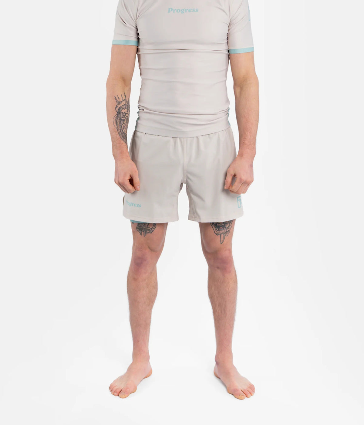 Academy+ Hybrid Shorts - Bone