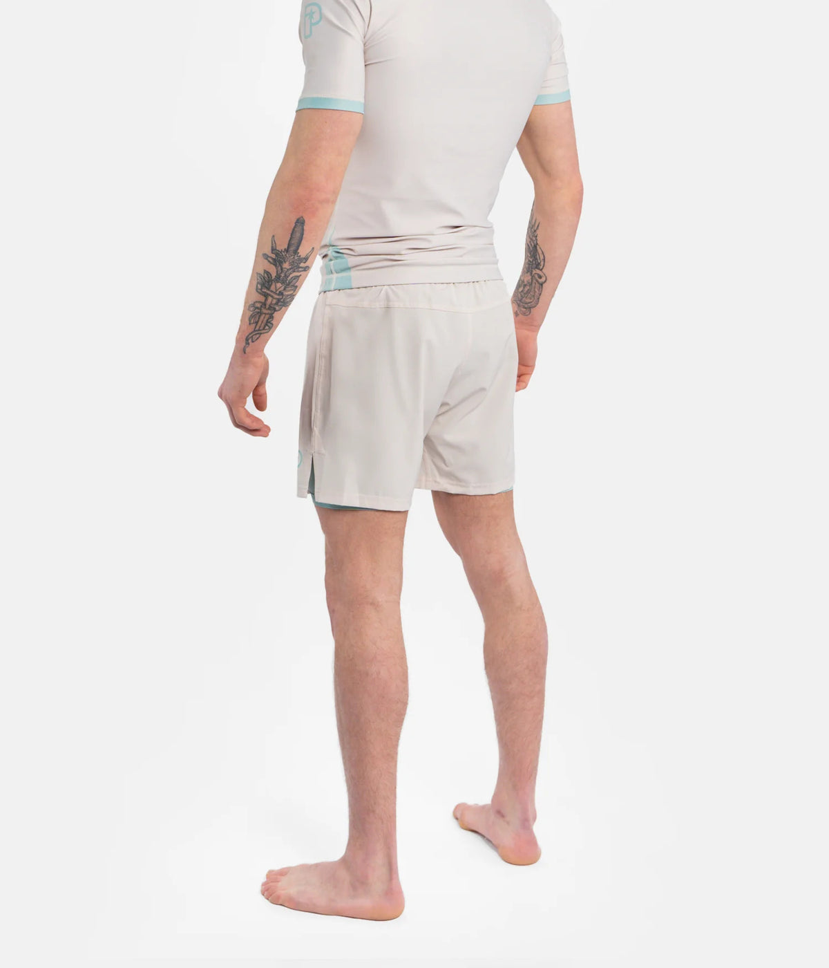 Academy+ Hybrid Shorts - Bone