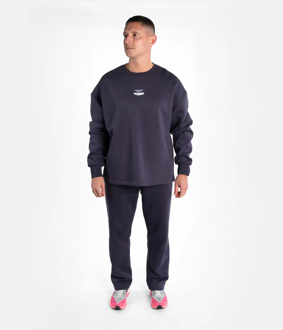 Calavera Open Pleat Crewneck - Brown