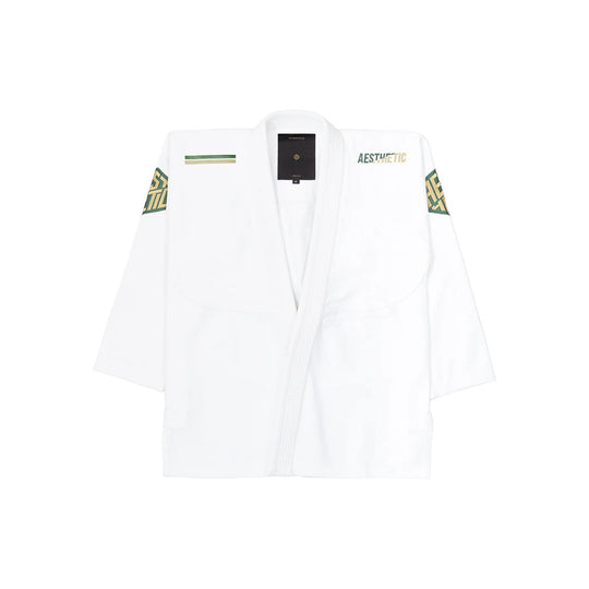 Competitor Kimono - White/Pine Green