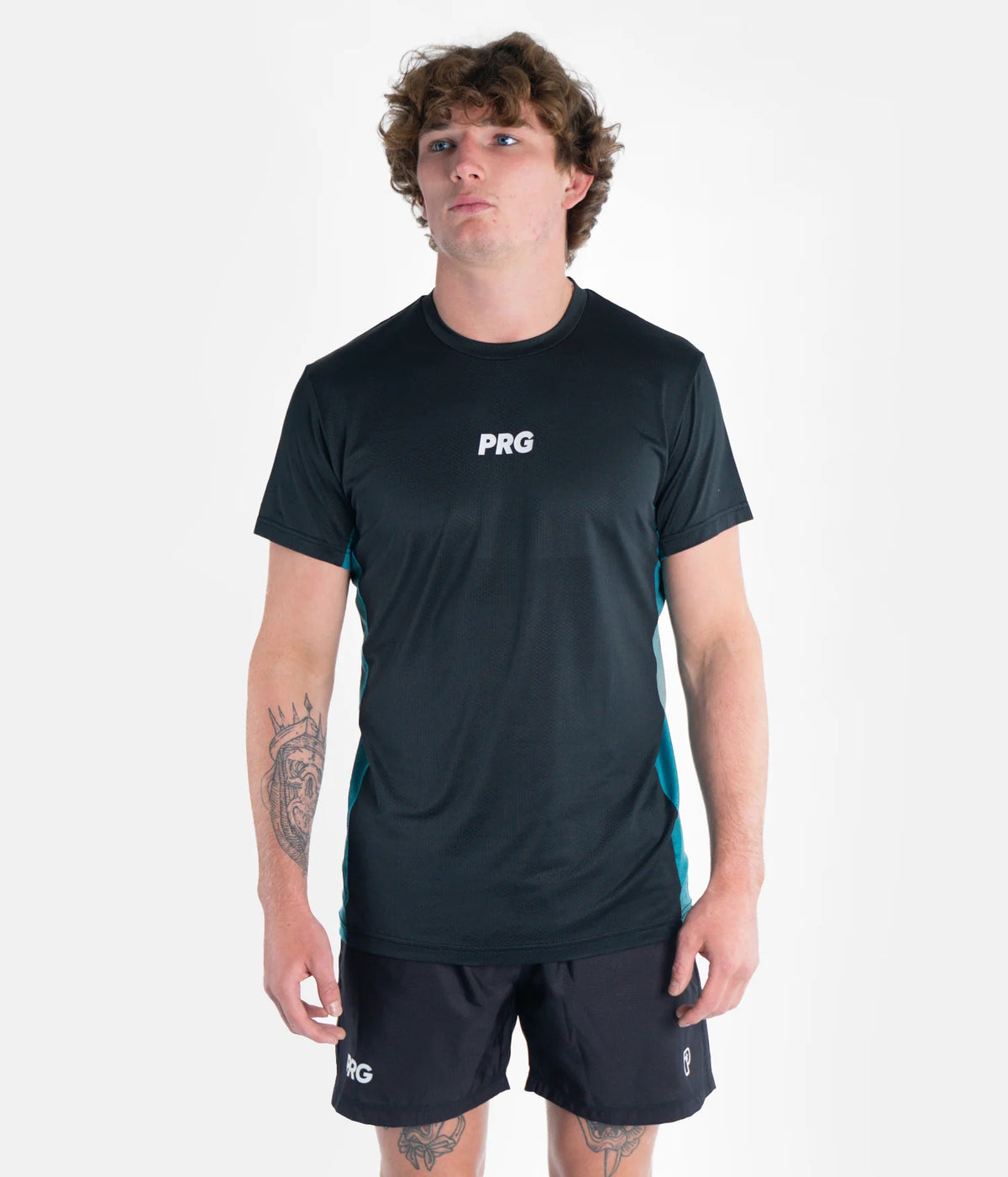 PRG Tech Tee - Black &amp; Green