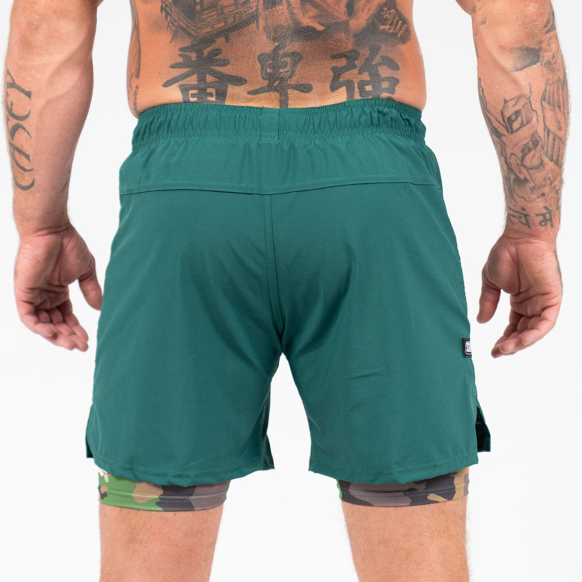Combination Shorts - Green&amp;Camo